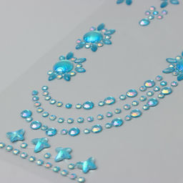 Цена за 2 шт. Наклейка - стразы Браслеты из страз, 12?20.3 см, МИКС