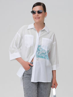 Блузка с принтом