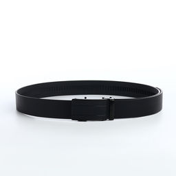 Ремень мужской, 120×3.5 см, пряжка автомат из металла, чёрный