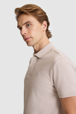 Erkek Koyu Haki Slim Fit Polo Yaka Basic Ti__rt - U.s. polo assn фото 3