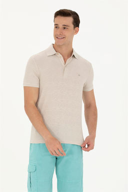 U. S. Polo Assn Мужская футболка с воротником-поло Stone