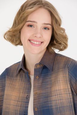 U. S. Polo Assn Женская коричневая рубашка с длинным рукавом - U.s. polo assn фото 4