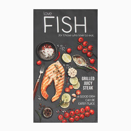 Набор полотенец Этель Fish dish 4 шт, 100% хлопок  фото 19