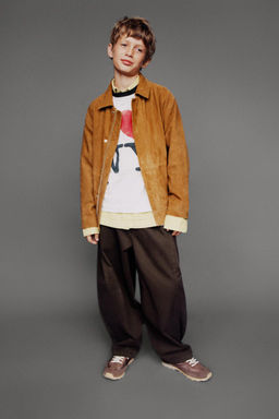 BALLOON FIT PLEATED TROUSERS