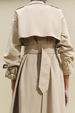 ZW COLLECTION WATER-REPELLENT TRENCH COAT - Zara фото 11