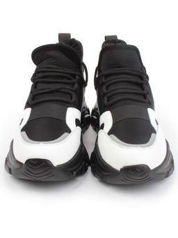 05-P96-1Z BLACK Кроссовки женские зимние (натуральная кожа, шерсть) - Фабричный китай фото 7