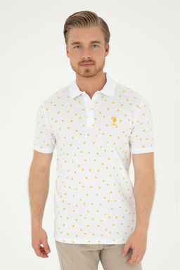 U. S. Polo Assn / Мужская шафрановая футболка