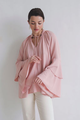 Martichelli Блуза пудровая  фото 3