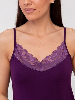 РАСПРОДАЖА Сорочка Совершенство_708/Баклажановый - Ihomelux фото 8