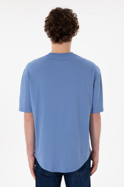 Erkek Long Fit Bisiklet Yaka Koyu Mavi Basic Ti__rt Sepette S_rpriz _ndirim - U.s. polo assn фото 6