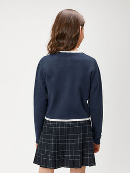 ACOOLA / Жакет детский для девочек Kayla темно-синий  фото 6