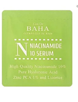 Sample Сыворотка противовоспалительная для проблемной кожи Cos de baha Niacinamide 10 Serum N, 1,5ml