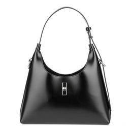 8103 black, Женская кожаная сумка, Barcelo Biagi