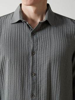 Regular Fit Uzun Kollu Erkek G?mlek