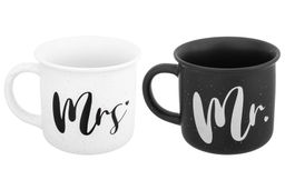 Набор 2 кружек Elan Gallery Mrs and Mr 400 мл New Bone China  фото 12