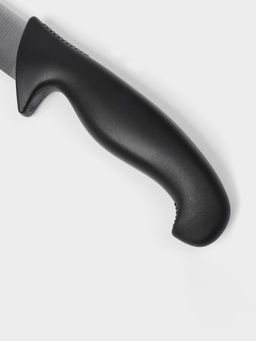 Нож кухонный слайсер Sharp, лезвие 30.5 см, нержавеющая сталь, чёрная ручка