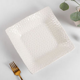 Салатник керамический «Воздушность», 800 мл, d=21.7 см, цвет белый