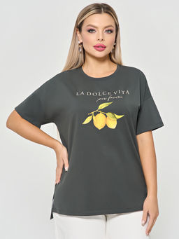 Футболка 0087-18 белый мрамор - Dora фото 45