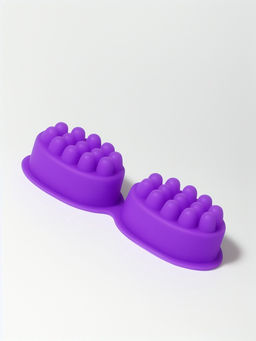 Форма для льда, для массажа головы, 2 шт., 8.3×6×3.7 см, силиконовая, сиреневая