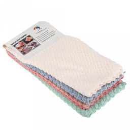 Салфетка для уборки 25х25см "Уборщик", микрофибра, набор 5шт (Китай)