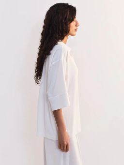 Льняная блуза свободного кроя ZR2605012001-2 / Zarina