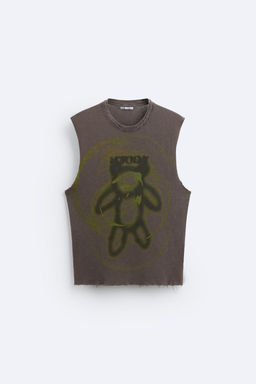 PRINTED KNIT TANK TOP - Zara фото 6