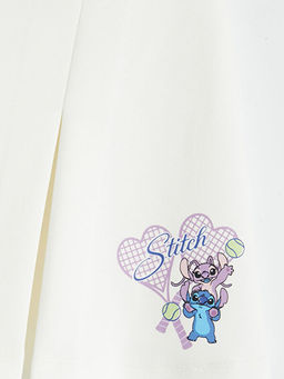 Шорт-юбка для девочек с принтом Stitch