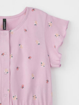 КР 5792-1/фламинго,мини розочки платье для дев