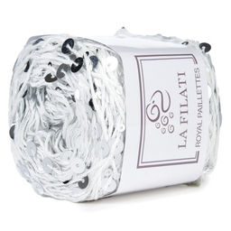 Royal Paillettes пряжа LA FILATI 55%%хлопок 45%пайетки 5х50г/120м