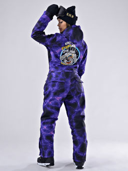 Женский зимний сноубордический комбинезон Alpha Endless 222/220518-2_013 Фиолетовый  фото 9