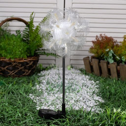 Садовый светильник на солнечной батарее Клубок, 70 см, 1 LED, свечение мульти (RGB) - Luazon lighting фото 5