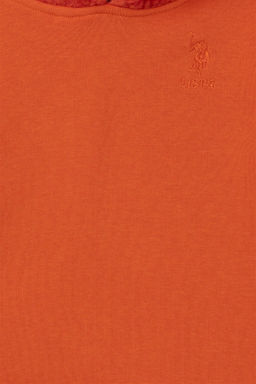 U. S. Polo Assn / Оранжевый свитшот для девочки - U.s. polo assn фото 3