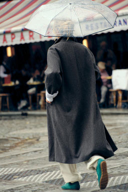 OVERSIZED DOUBLE-BREASTED COAT - Zara фото 2