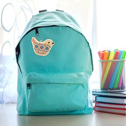 Кристальная (алмазная) мозаика ФРЕЯ ALVP-018 подвеска Птичка 8.5 х 6.5 см