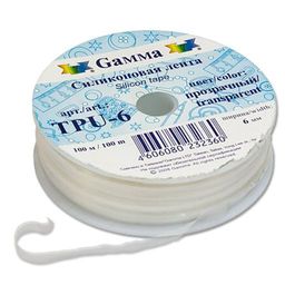 Лента Gamma TPU-6 силиконовая 6 мм 100 м прозрачная