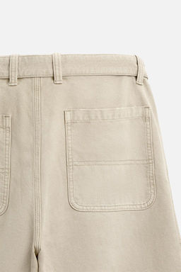 FADED CANVAS TROUSERS - LIMITED EDITION - Zara фото 9