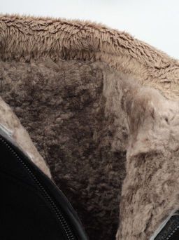 02-K82-B1 BLACK Сапоги зимние женские (натуральная замша, натуральный мех (евромех)) - Фабричный китай фото 14