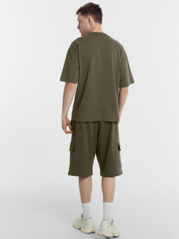 Футболка мужская в цвете хаки с печатью т.полынь +печать 111883 - Mark formelle фото 5