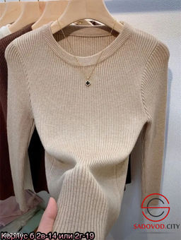 Водолазка женская рубчик базовая - Bruno фото 5