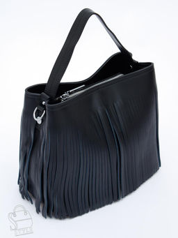 Сумка женская кожаная 2385-1Y black Polina&Eiterou