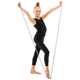 Скакалка гимнастическая Grace Dance, 3 м, цвет сиреневый  фото 4