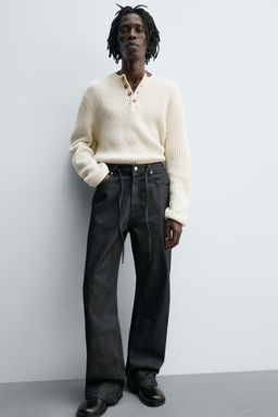 RELAXED FLARE FIT JEANS - Zara фото 3