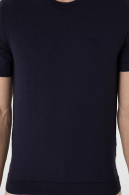 Erkek Slim Fit Bisiklet Yaka Lacivert Kazak - U.s. polo assn фото 6