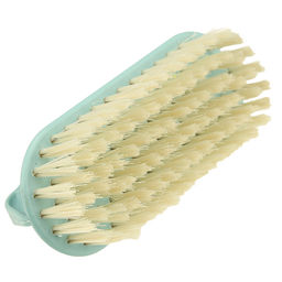 Щетка хозяйственная пластмассовое основание Радуга 13,5х5,3х5,3см, жесткая щетина 2см, мятный (Китай) - Домашняя мода фото 4