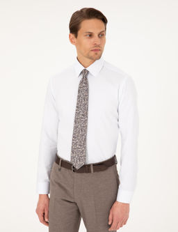 Beyaz Regular Fit Uzun Kollu G_mlek - Pierre cardin фото 3