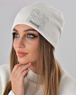 Велюр люрекс спорт Шапка флис (56-58)