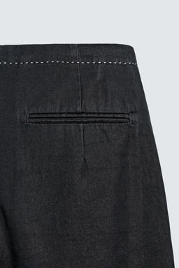 PANTAL?N CHINO DENIM PESPUNTES CONTRASTE / ?ndigo - Zara фото 11