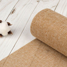 Ткань из джута, 29 см, 4,5 0,5 м, цвет бежевый