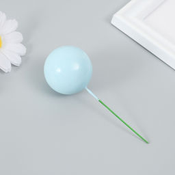 Декор для творчества «Шарики голубые», d=2; 3; 3.5 и 4 см, набор 20 шт.