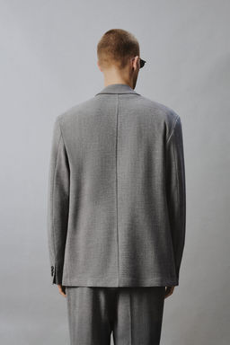BLAZER RELAXED FIT TRAJE ESPIGA / Gris - Zara фото 3